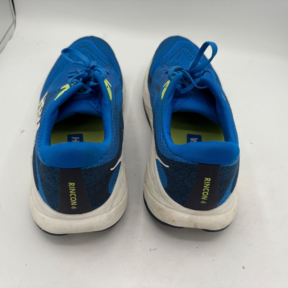 Hoka Men's Rincon 4 Running Shoe Size 13 Electric Cobalt/Navy/ Green - Picture 10 of 11